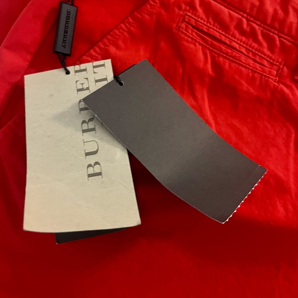 Burbeary red pants / new with tags. Original